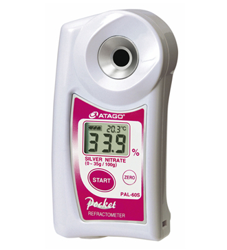 ATAGO(愛拓)便攜式數(shù)顯折射儀 PAL-60S 硝酸銀濃度計