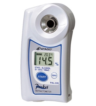 ATAGO(愛拓)便攜式數(shù)顯乙醇/酒精濃度計(jì) PAL-33S