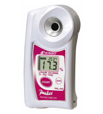 ATAGO(愛拓)便攜式數(shù)顯折射儀PAL-44S 氯化鋰濃度計(jì)